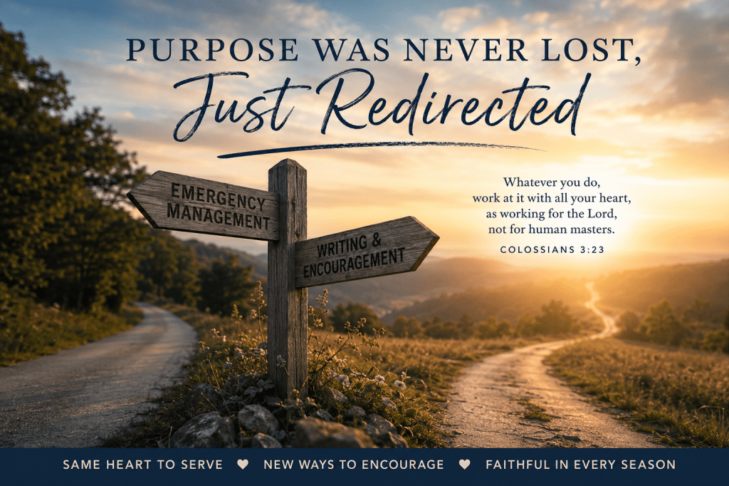 Purpose Was Never Lost, Just Redirected